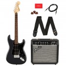 Squier Affinity Stratocaster HSS Charcoal Frost Metallic Pakke thumbnail