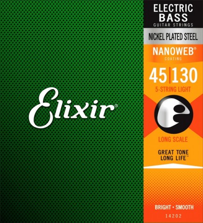 Elixir 14202 Nanoweb El. Bass 5str. (045-130)