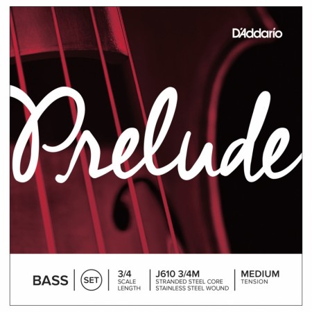 D'Addario J610 3/4M Prelude Bass