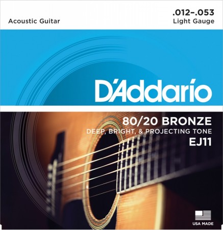 D'Addario EJ11 80/20 Bronze (012-053)