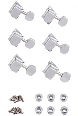 Fender 70s F Tuners Chrome sett