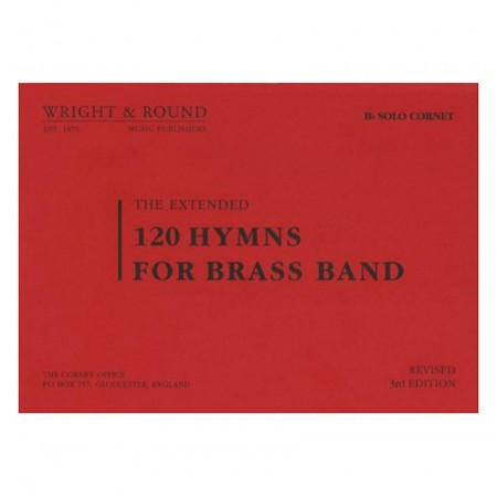 120 Hymns For Brass Band - Bb Solo Kornett
