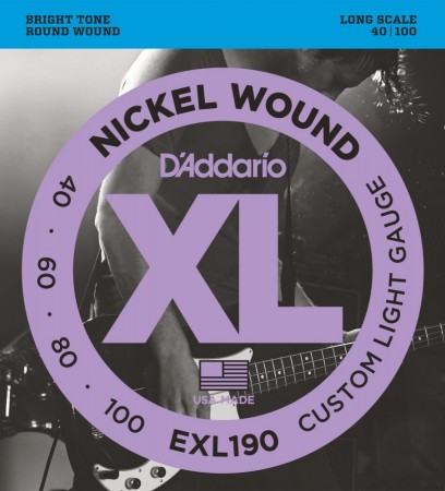 D'Addario EXL190 El. Bass (040-100)