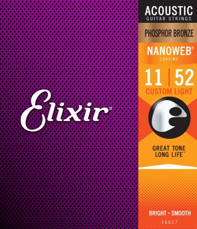 Elixir 16027 Nanoweb Ph.Bronze (011-052)