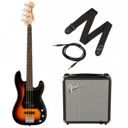 Squier Affinity Precision Bass PJ Pakke 3-Color Sunburst