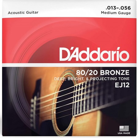 D'Addario EJ12 80/20 Bronze (013-056)