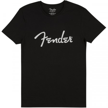 Fender T-Skjorte Spaghetti Logo Sort